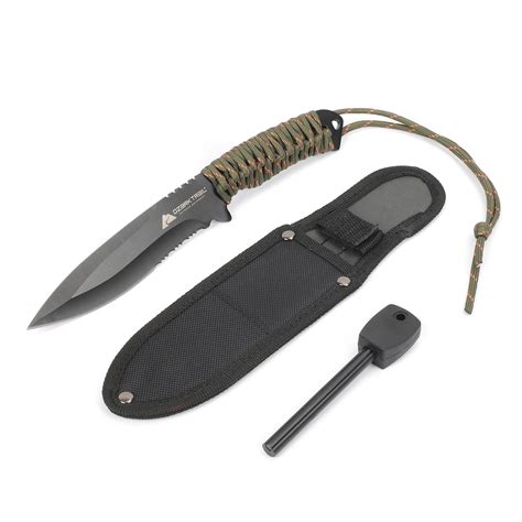 Pocket <strong>Knife</strong> with Clip EDC 8Cr13MoV Stainless <strong>Steel</strong> Blade Liner Lock <strong>Knife</strong> with Zebra Wood Handle for Outdoor Hunting Camping Fishing. . Ozark trail knife steel